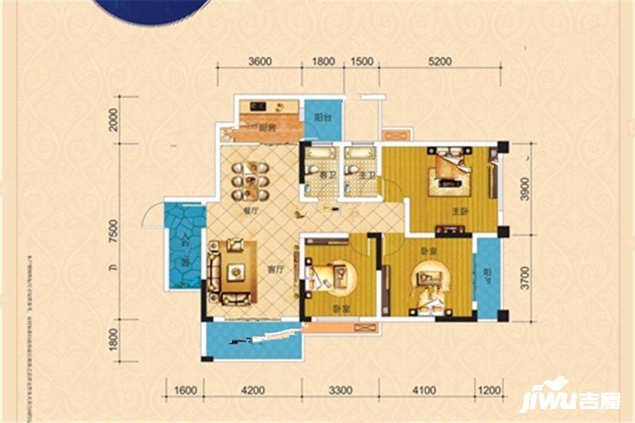 中远豪庭户型图