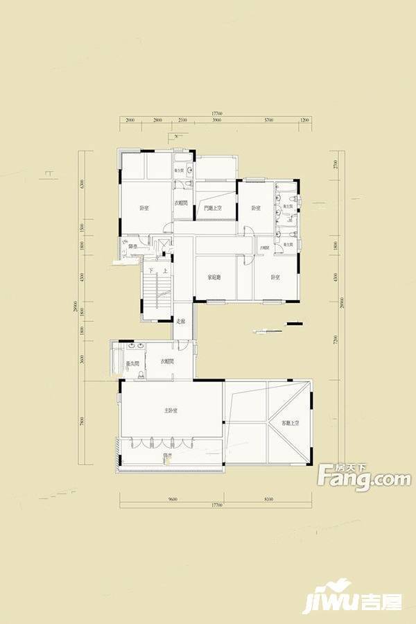 水印长廊9室5厅9卫1085.8㎡户型图