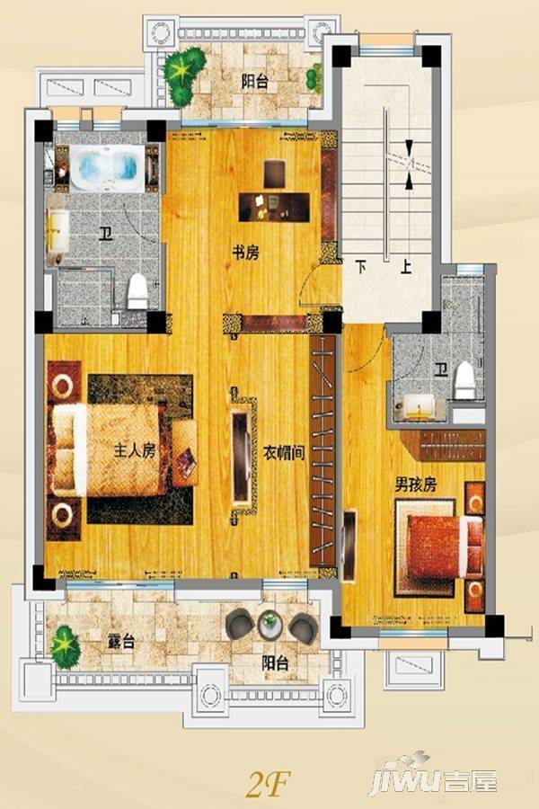 亳州碧桂园5室2厅4卫260㎡户型图