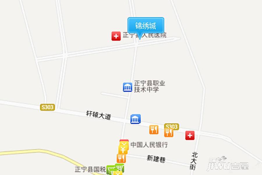 锦绣城位置交通图图片
