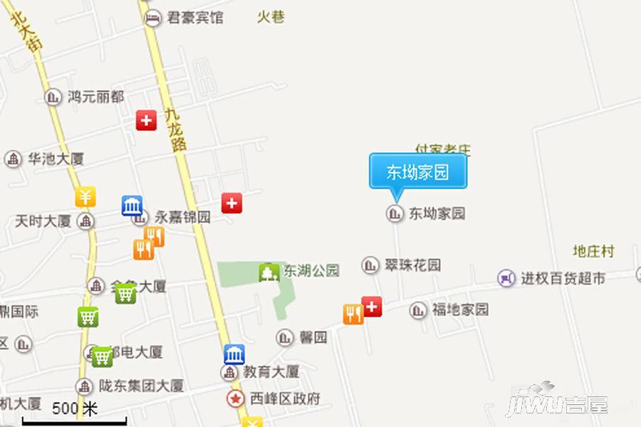 东坳家园配套图