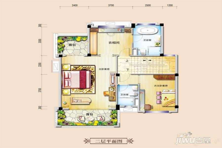 凯里碧桂园2室0厅2卫户型图