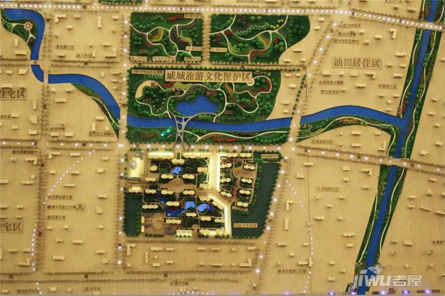 中央公园明珠蔚秀园位置交通图图片