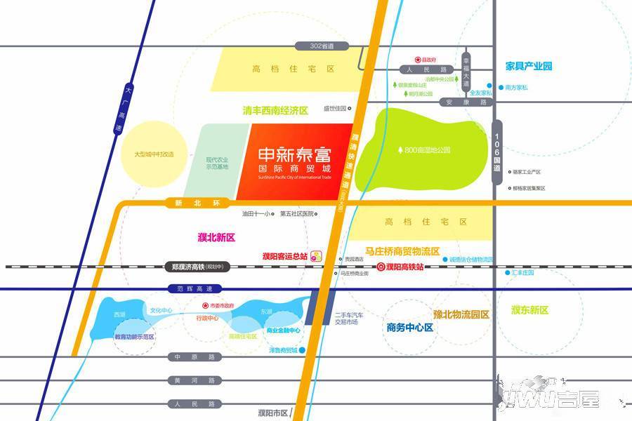 申新泰富国际商贸城实景图图片