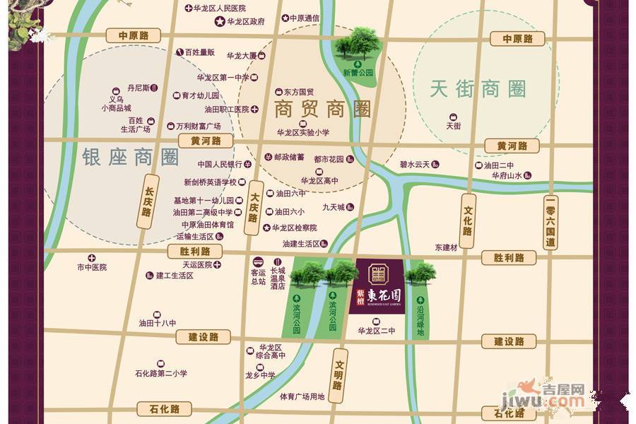 紫檀东花园位置交通图图片