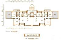 恒大悦龙台2室2厅1卫206㎡户型图