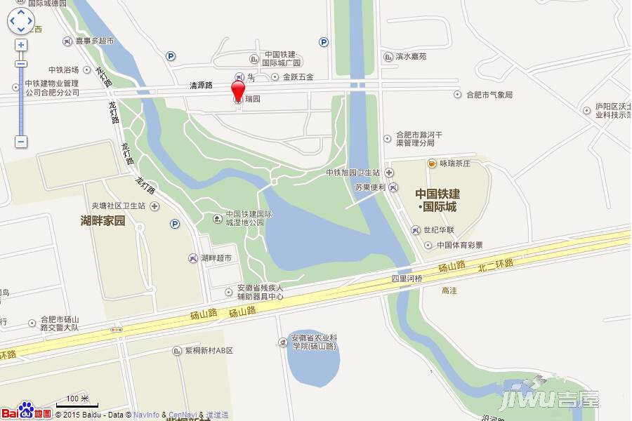 中国铁建国际城瑞园位置交通图2