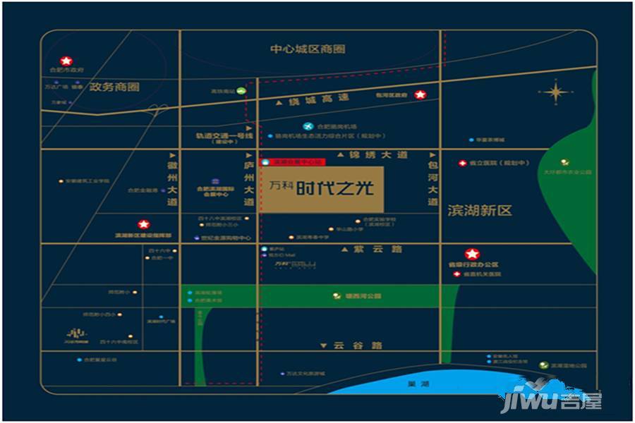 万科时代之光位置交通图图片