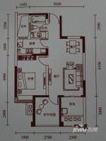 金辉悦府2室1厅1卫74.6㎡户型图