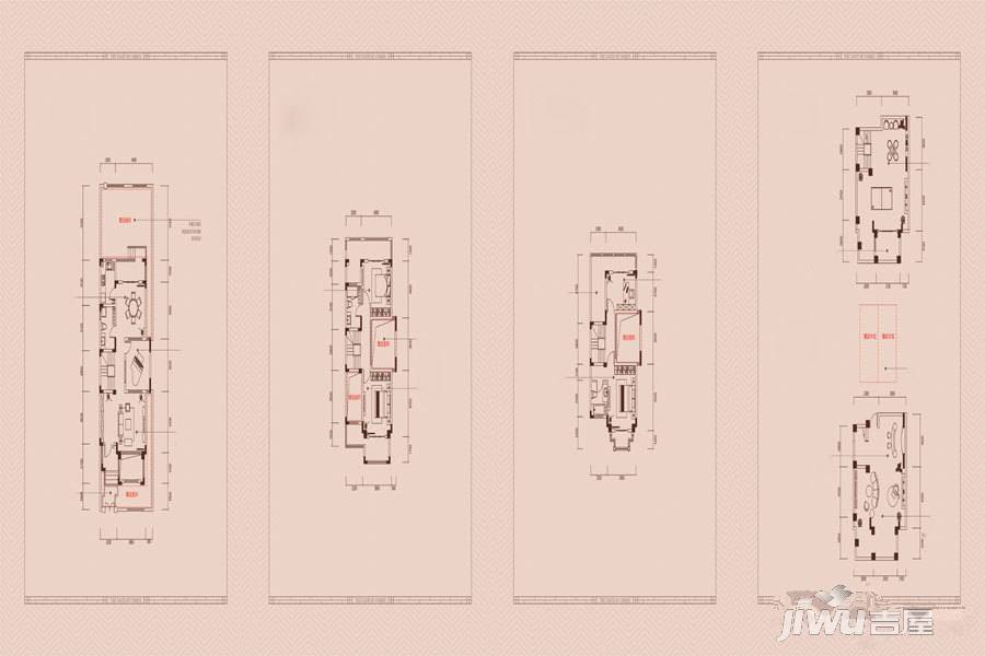 文一品一墅5室2厅3卫297㎡户型图