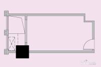 祥源城湖山小筑1室1厅1卫37㎡户型图