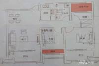 文一名门名城2室2厅1卫99.9㎡户型图