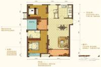 合肥宝能城3室2厅2卫100㎡户型图