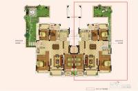 奥园城市天地4室2厅2卫141㎡户型图