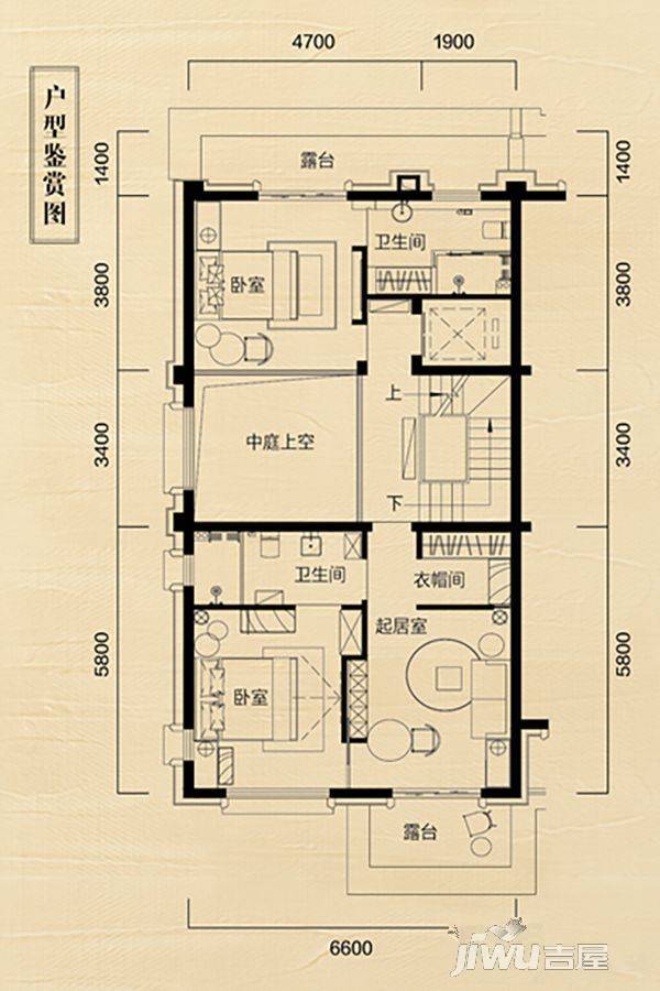 中海央墅9室3厅4卫380㎡户型图