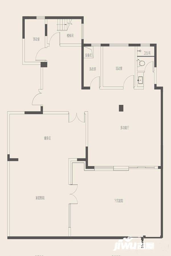 普天合电world庐州公馆3室2厅1卫178㎡户型图