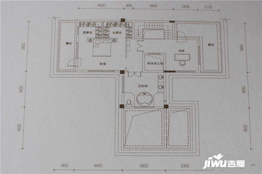 新滨湖孔雀城4室2厅4卫273㎡户型图