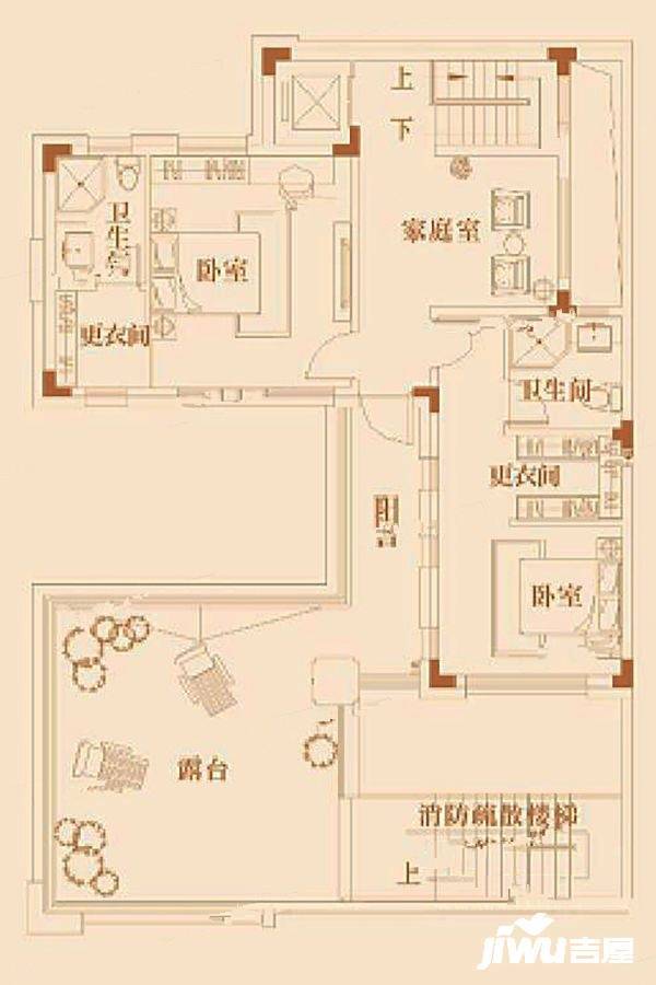 万振中国院子7室2厅4卫320㎡户型图