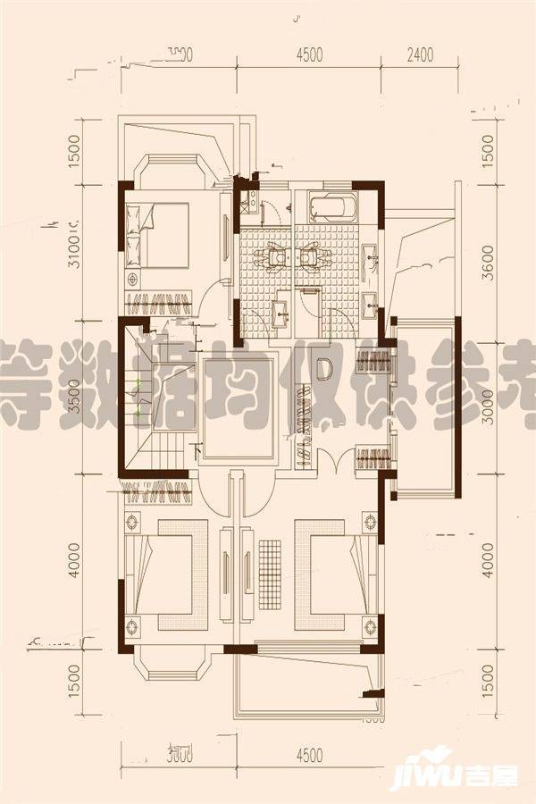 保利西山林语6室5厅3卫402㎡户型图