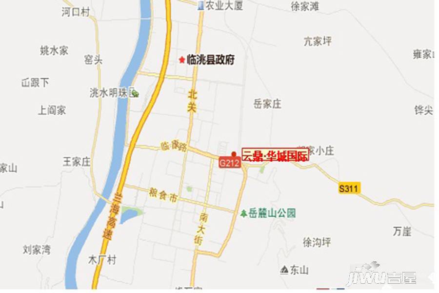 云鼎华城国际位置交通图