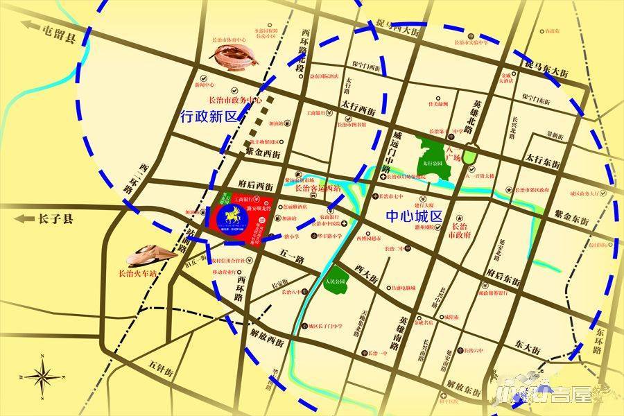颐龙湾世纪罗马城位置交通图1