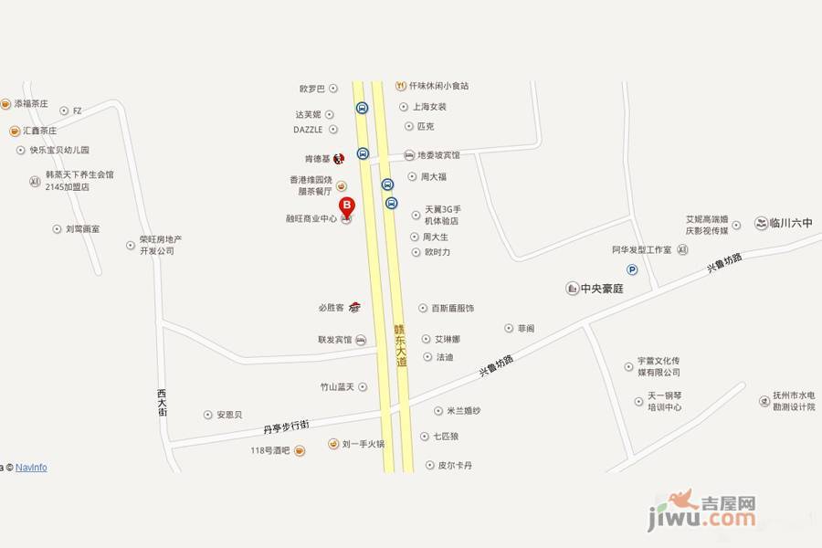 江西融旺国际公馆位置交通图