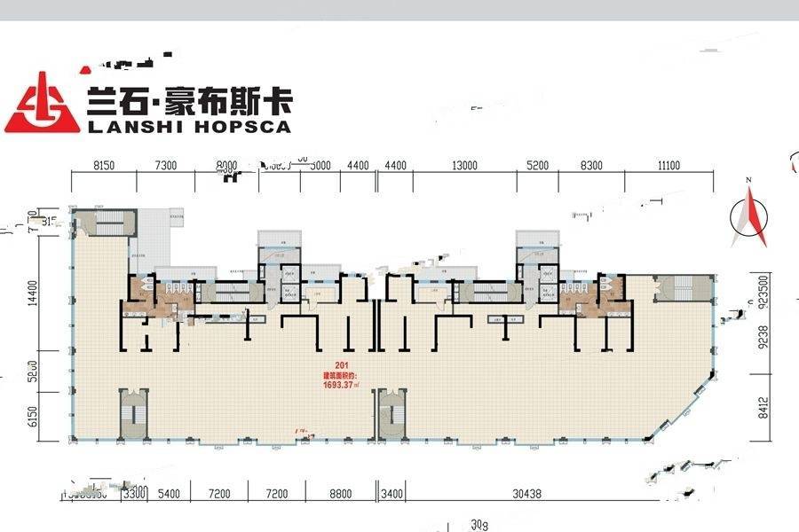 兰石豪布斯卡智慧金街1室0厅0卫1694㎡户型图