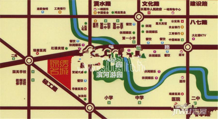 锦绣名城位置交通图