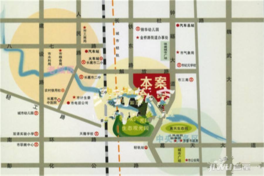 香榭丽舍位置交通图