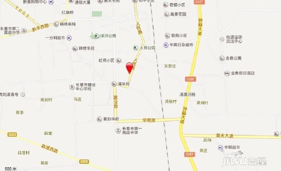 金润书香华城位置交通图