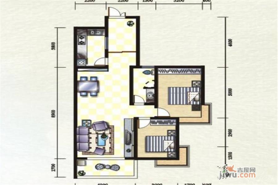 金宏帝景三期普通住宅134㎡户型图