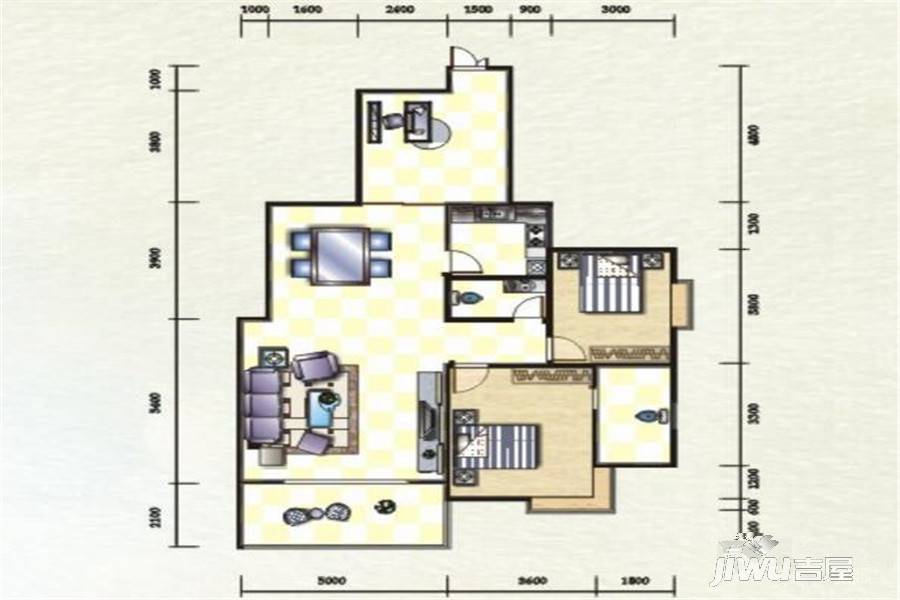 金宏帝景三期普通住宅134㎡户型图