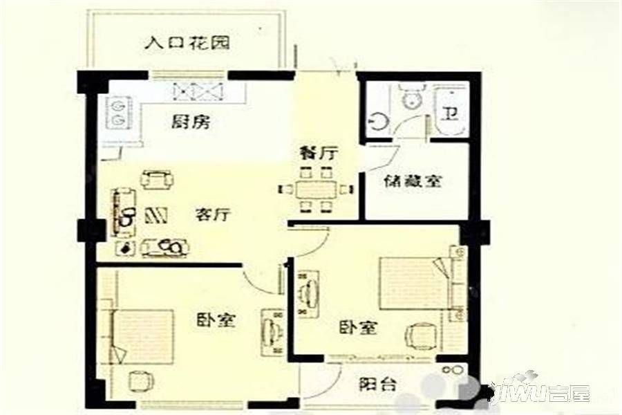 湘州阳光6室2厅4卫246㎡户型图