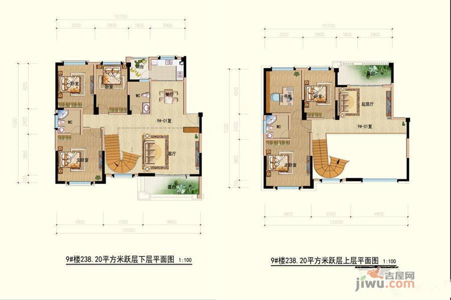 世纪公馆4室2厅2卫140.3㎡户型图