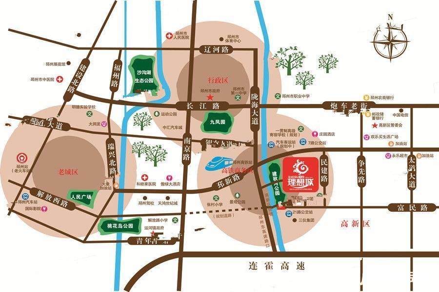 龙城国际理想城位置交通图图片