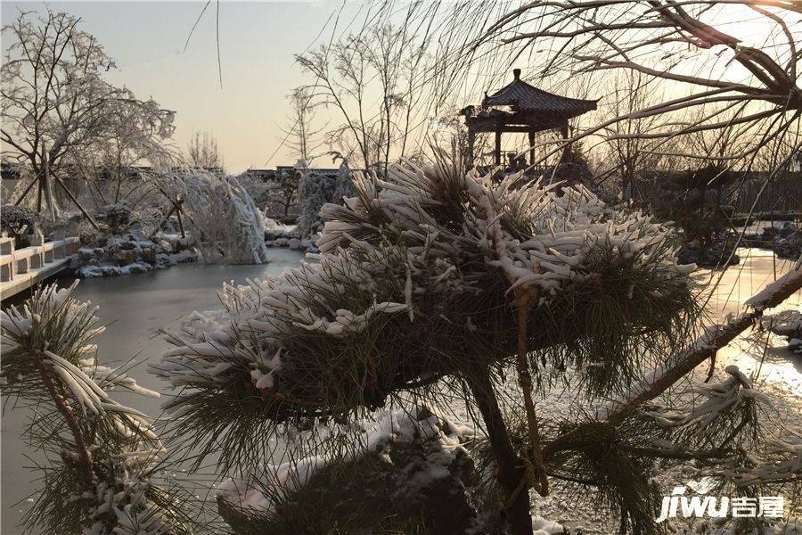 绿城西山桃花源实景图图片