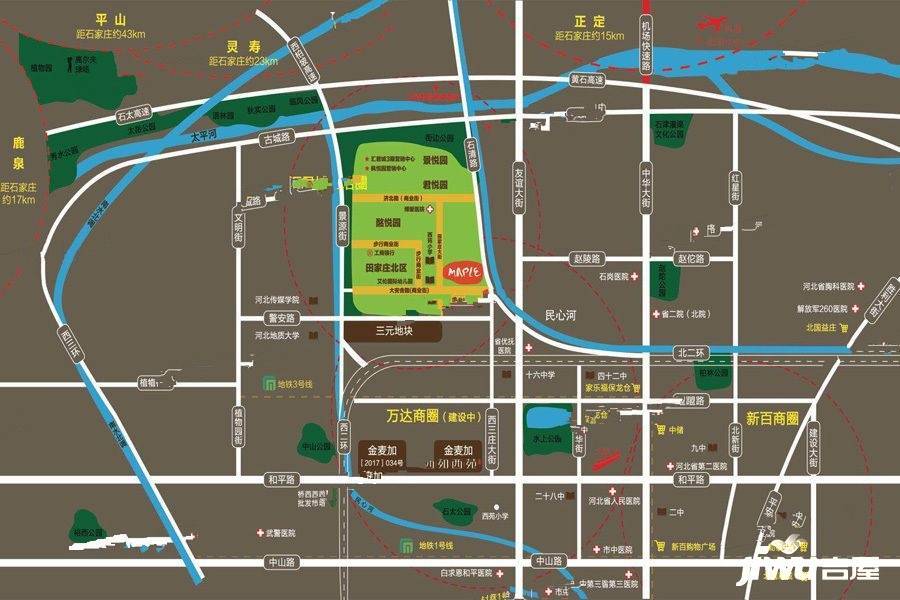 枫悦园位置交通图