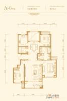 公园壹号院3室2厅2卫138㎡户型图