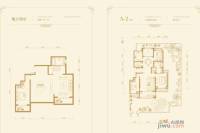 公园壹号院3室2厅2卫138㎡户型图