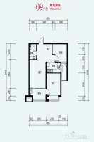 主语城2室2厅1卫104.9㎡户型图