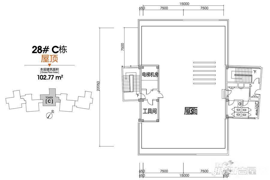 科瀛智创谷普通住宅102.8㎡户型图