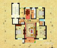 壹度恒园3室2厅2卫133.8㎡户型图