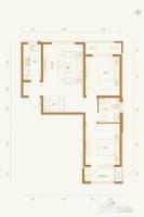 唐宫原著名邸2室2厅1卫96.6㎡户型图