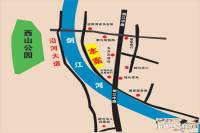 临江大厦位置交通图1