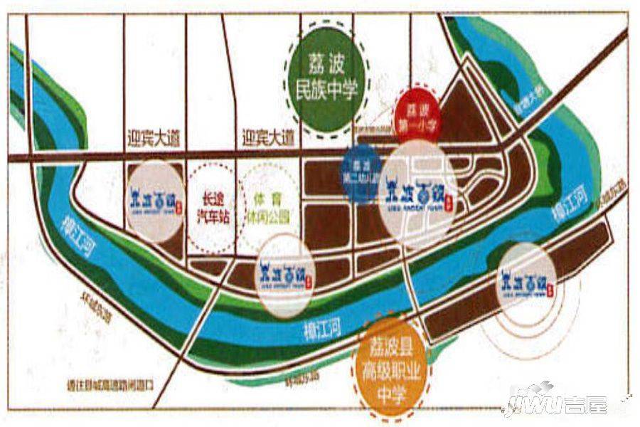 荔波古镇位置交通图