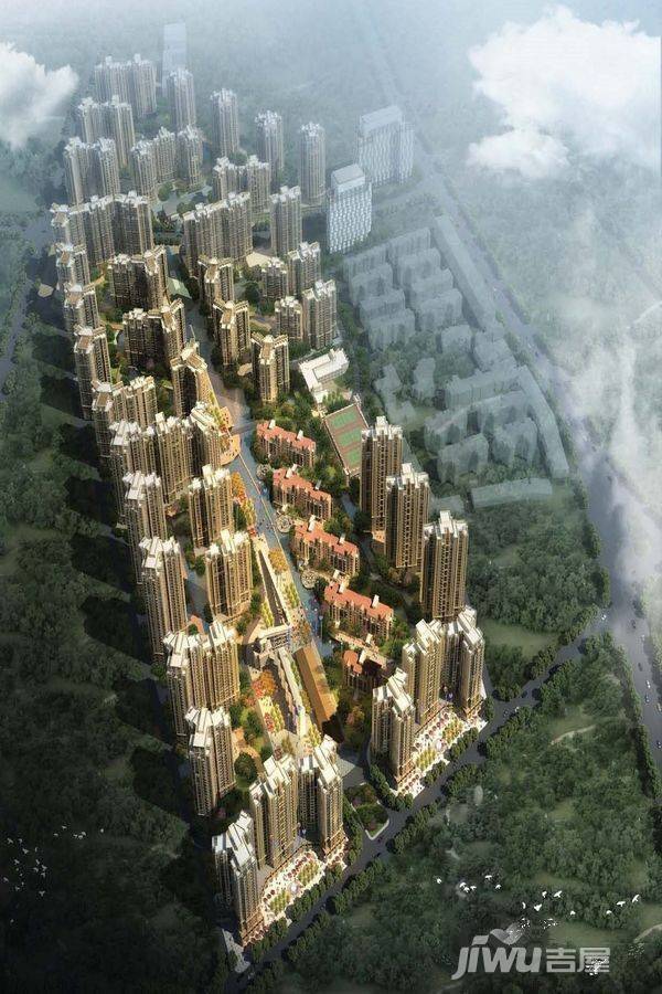 中国铁建东来尚城效果图图片