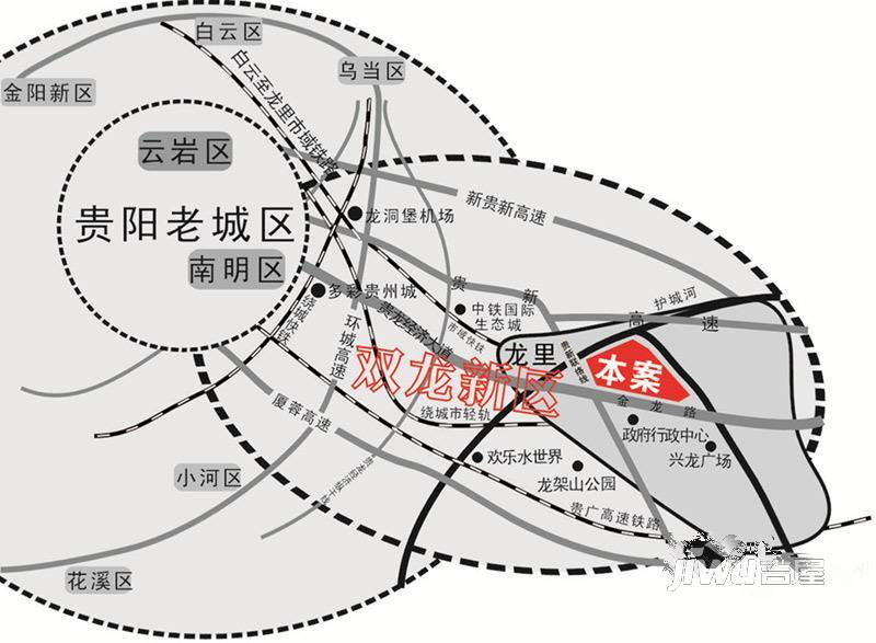 龙城国际广场位置交通图1