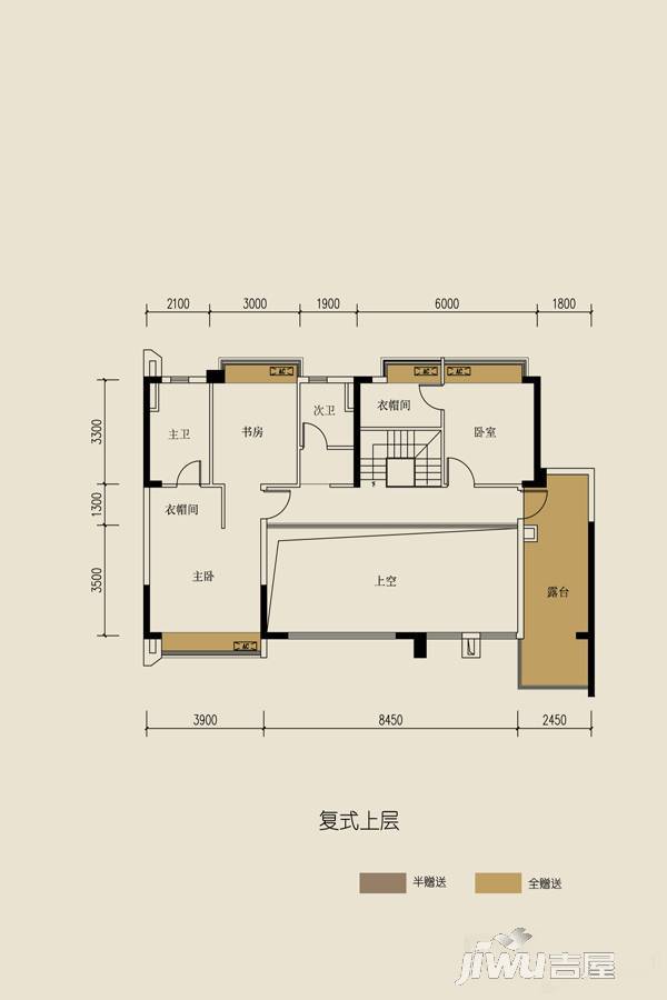 香榭水岸6室2厅4卫265㎡户型图