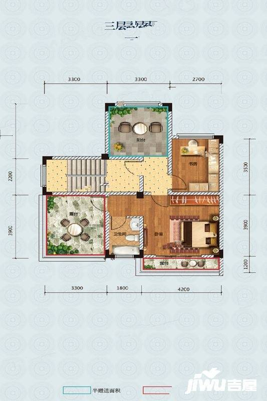 匀上香格里拉5室3厅4卫192.3㎡户型图