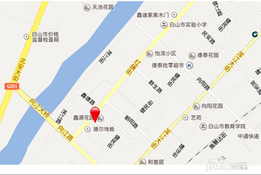 铁北鑫城位置交通图